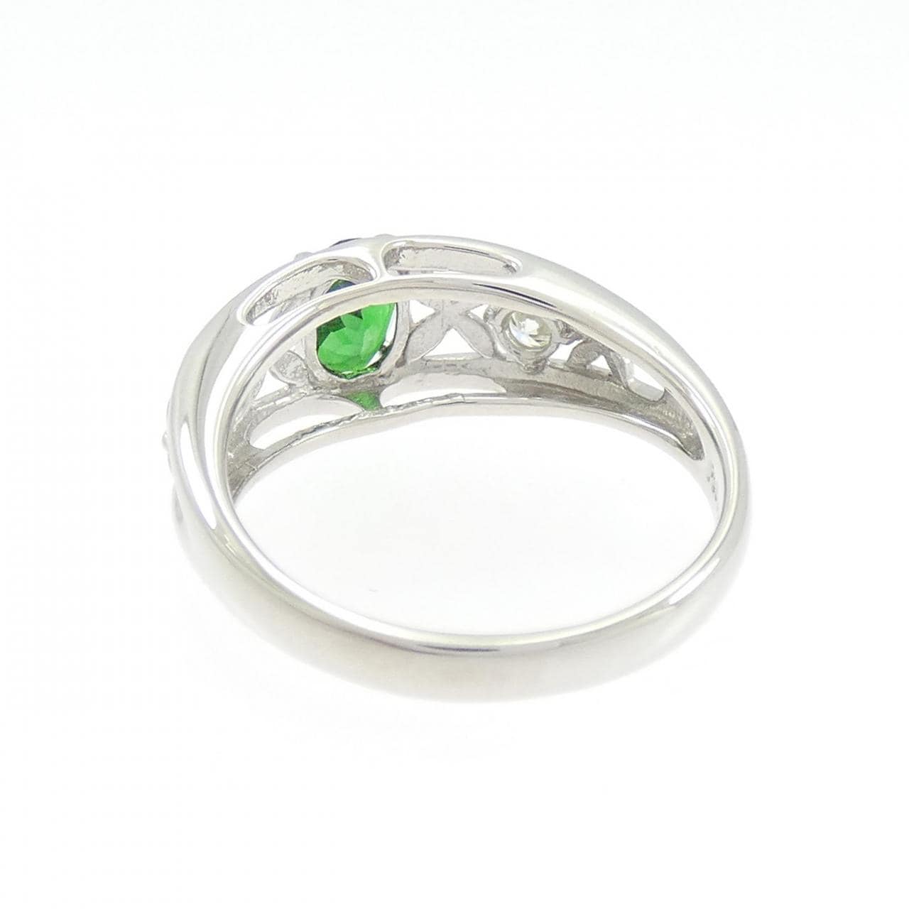 PT900 グリーンガーネット リング 0.50CT