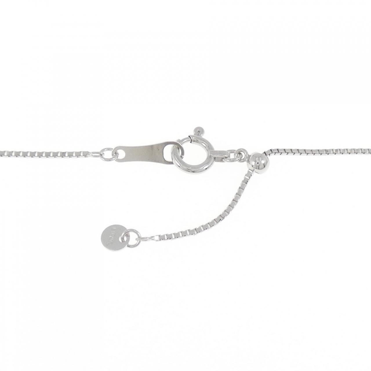 K18WG ダイヤモンド ネックレス 1.00CT