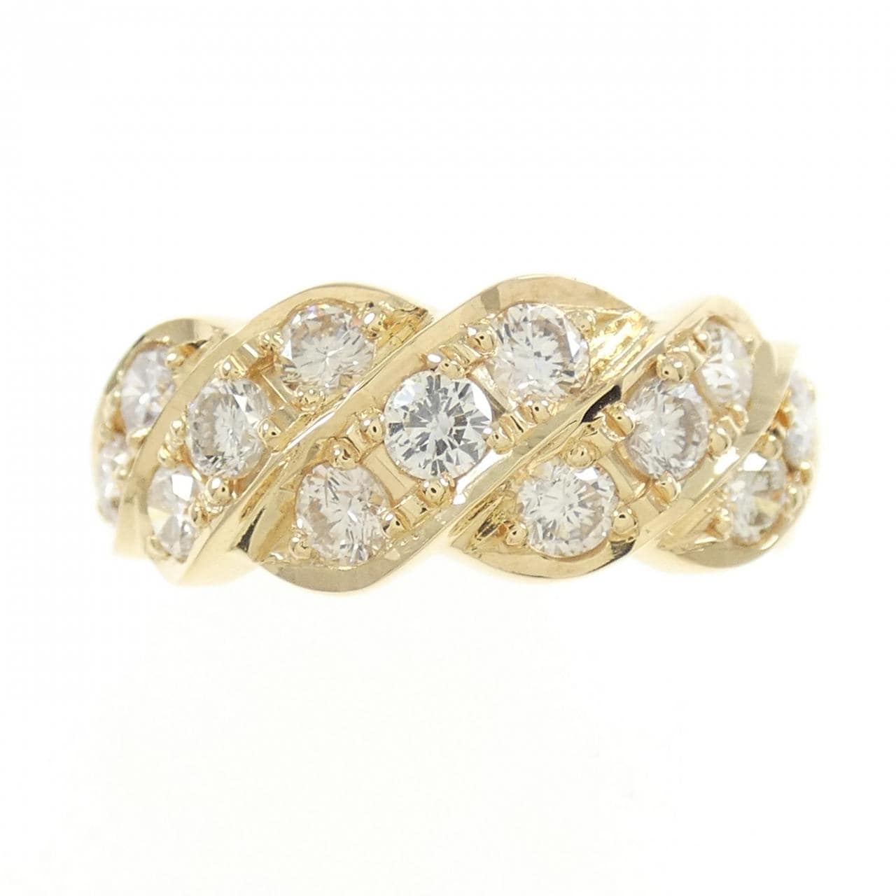 K18YG ダイヤモンド リング 1.00CT