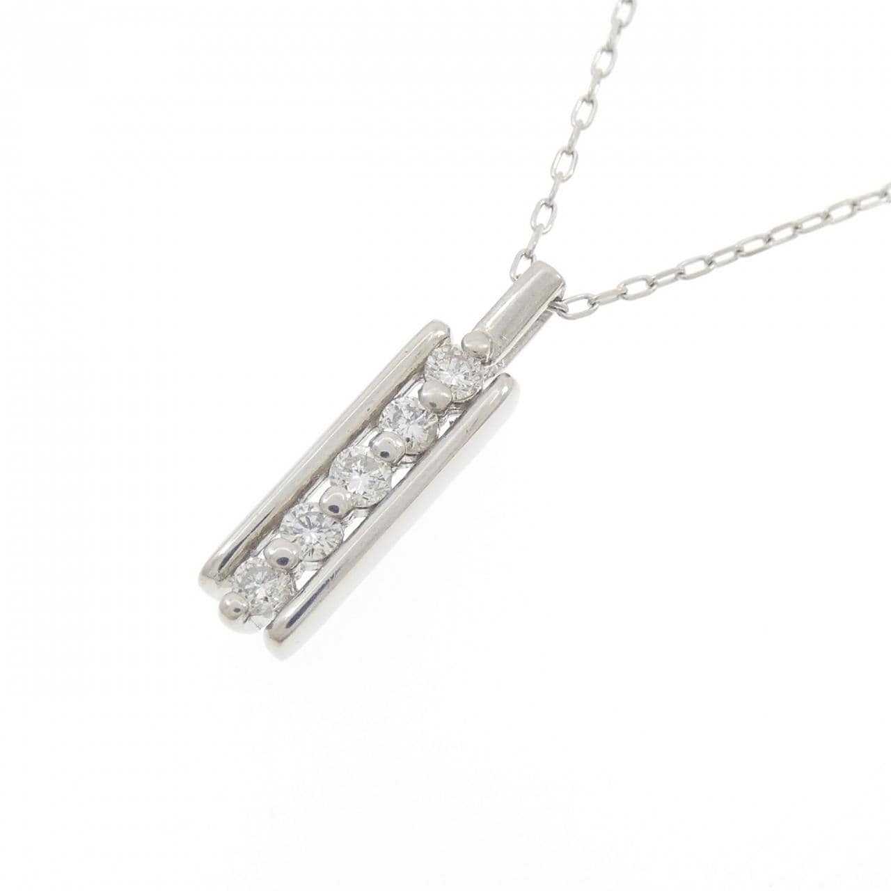 PT900/PT850 ダイヤモンド ネックレス 0.25CT
