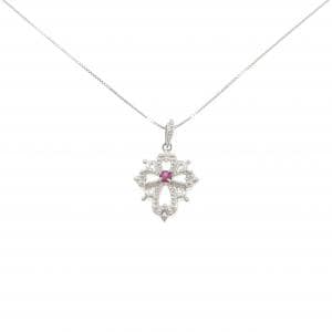 PT900/PT850 ルビー ネックレス