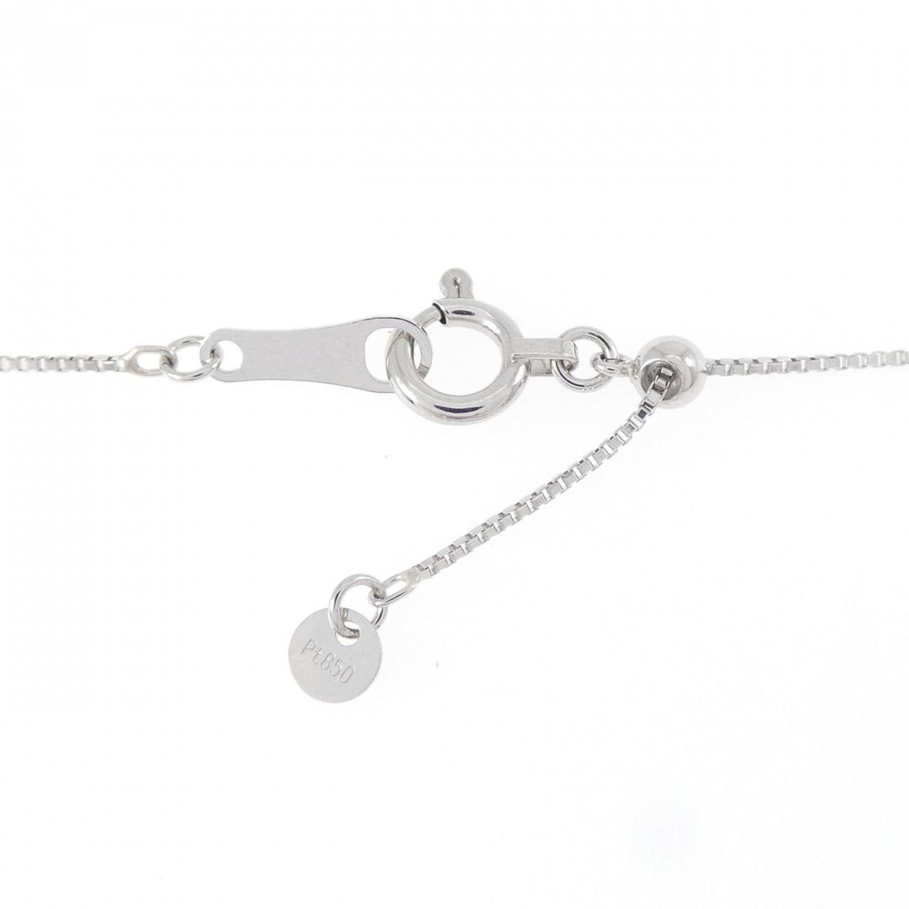 PT900/PT850 パライバトルマリン ネックレス 0.21CT
