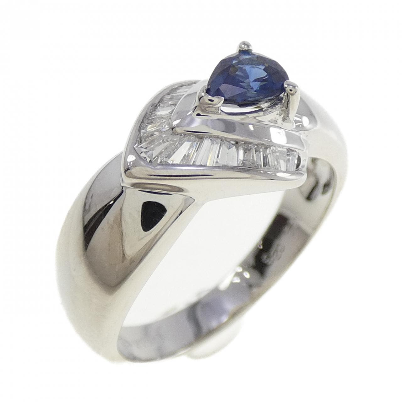 PT900 サファイヤ リング 0.44CT