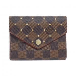ルイヴィトン ダミエ(スタッズ) ポルトフォイユ ヴィクトリーヌ N61013 財布