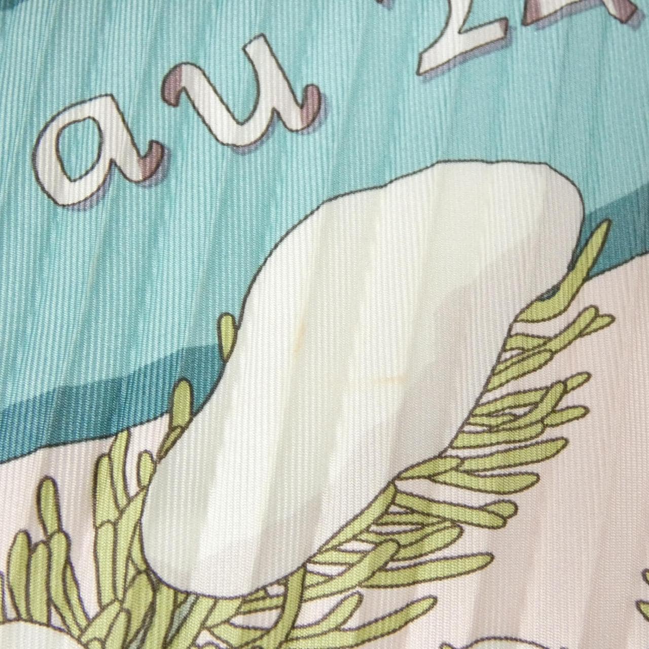 エルメス NOEL AU 24 FAUBOURG プリーツ スカーフ