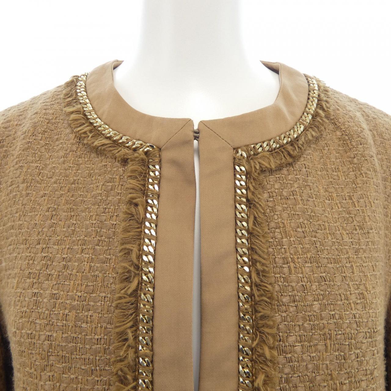 サルヴァトーレフェラガモ SALVATORE FERRAGAMO ノーカラージャケット