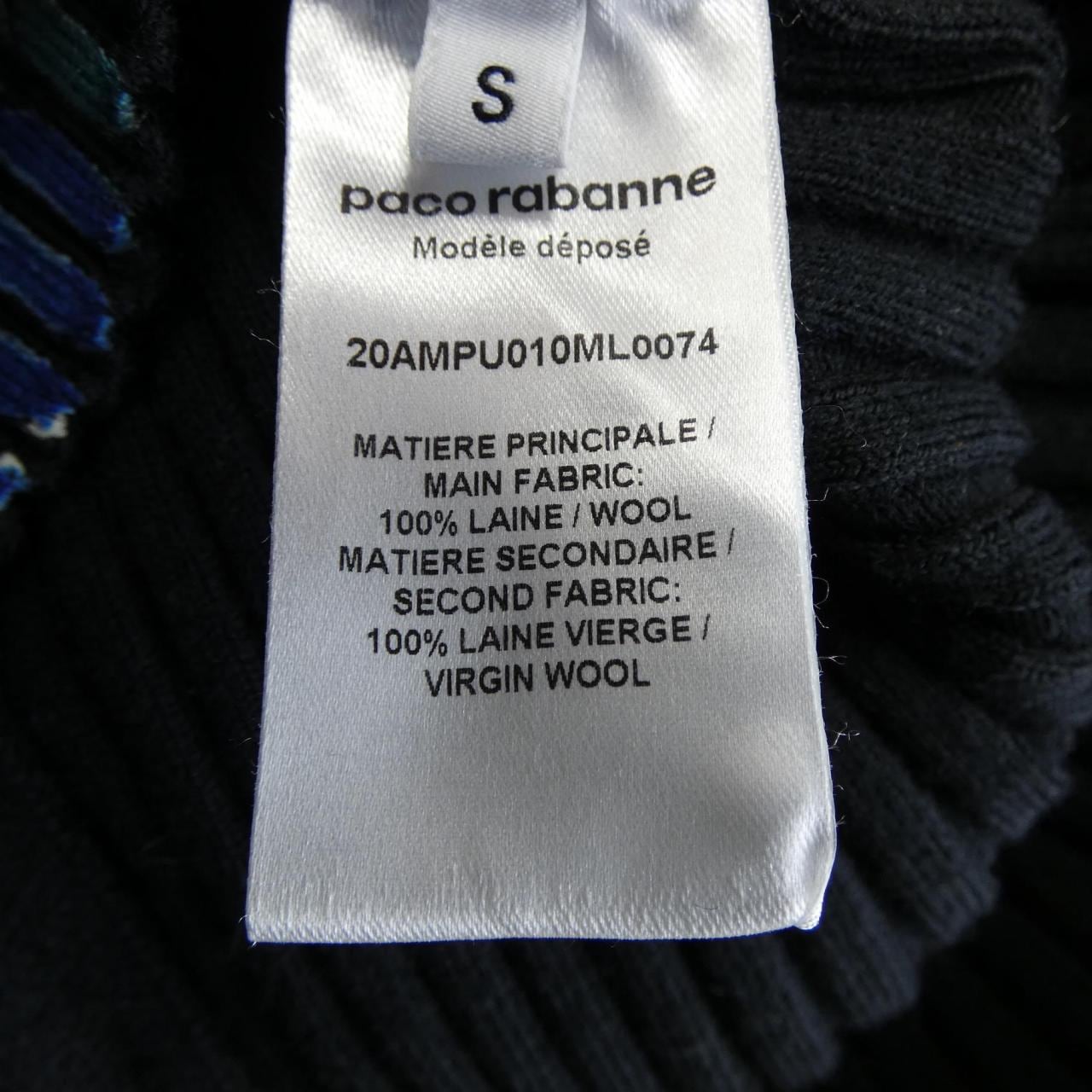 パコラバンヌ PACO RABANNE ニット