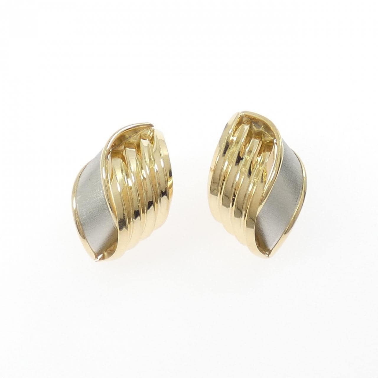 K18YG/PT900 ピアス