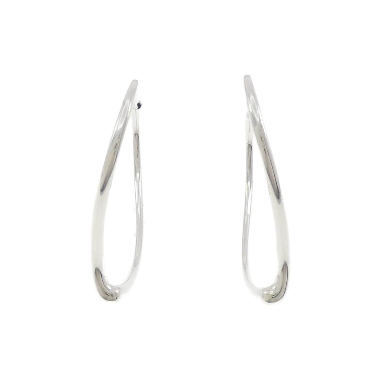 ティファニー オープン ハート フープ ピアス