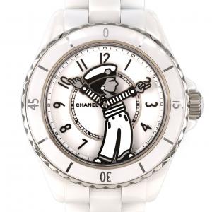 シャネル マドモアゼルJ12ラパウザ 38mmセラミック LIMITED H7481 セラミック 自動巻