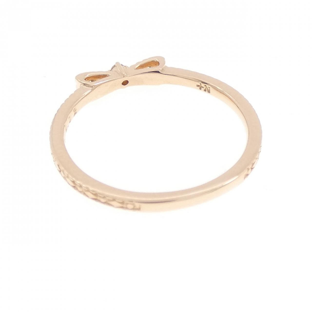 ノジェス リボン ダイヤモンド リング 0.02CT