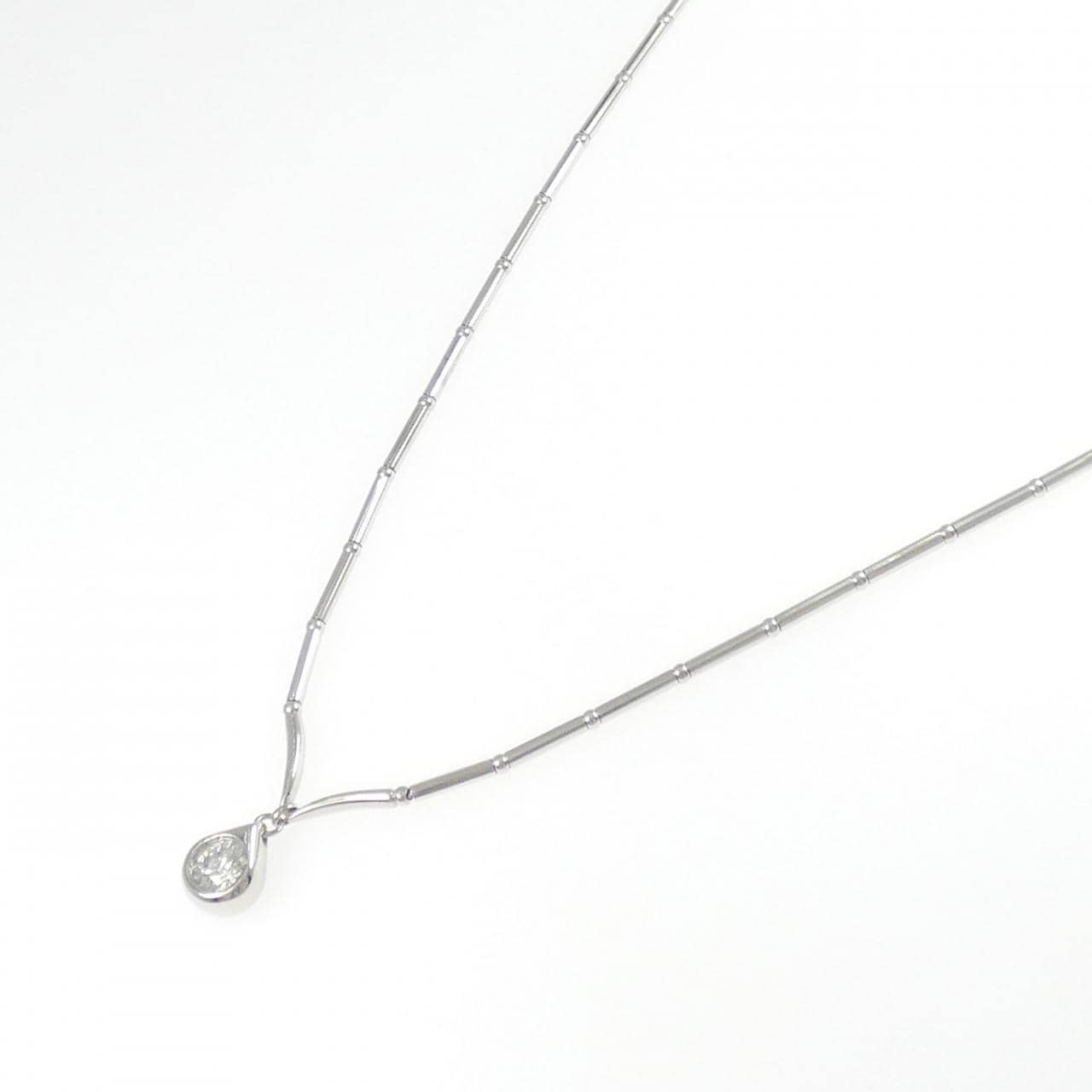 K18WG ダイヤモンド ネックレス 0.348CT