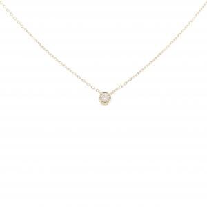 アガット ダイヤモンド ネックレス 0.03CT