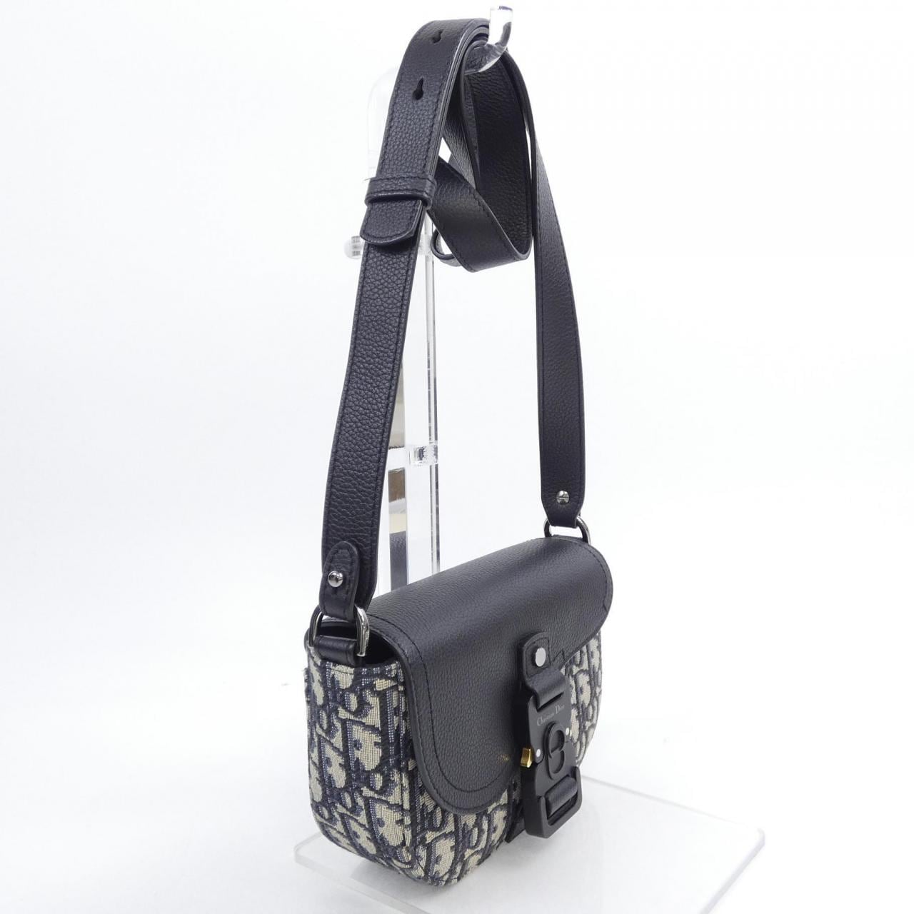 ディオール DIOR フラップ付きメッセンジャーバックミニ オブリークジャカード 2ADCA435YKS BAG