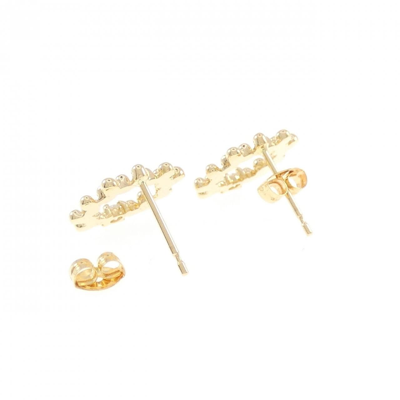 K18YG ダイヤモンド ピアス 0.07CT