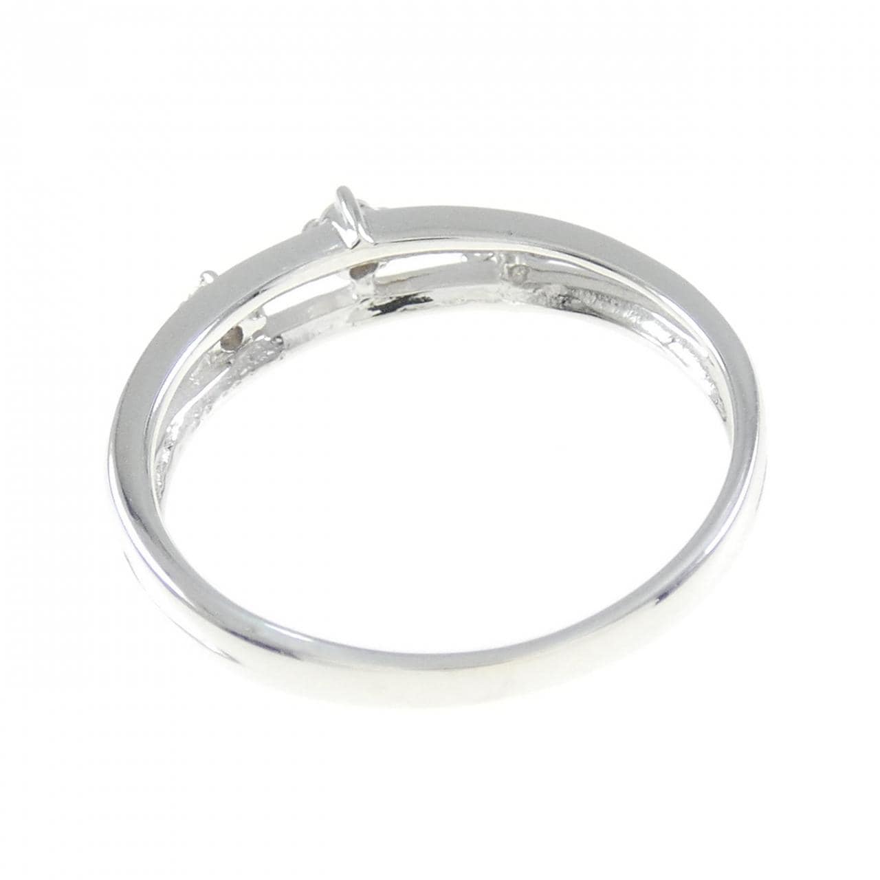 K18WG ダイヤモンド リング 0.06CT