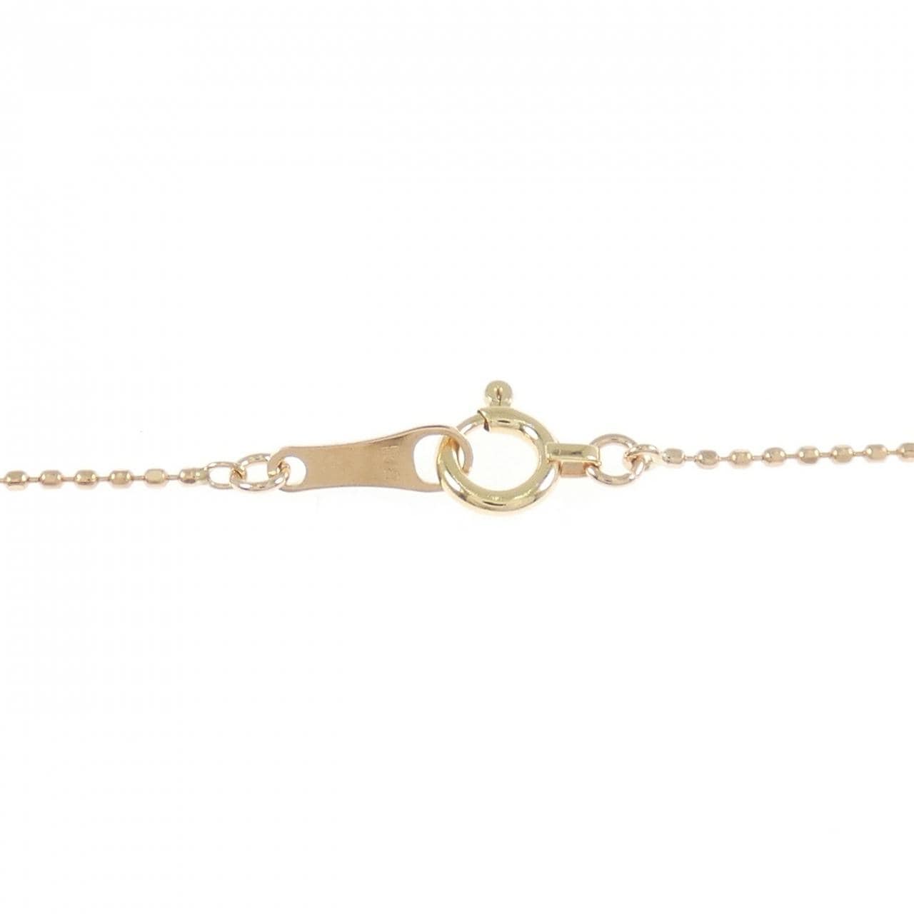 K18PG ハート ダイヤモンド ネックレス 0.15CT