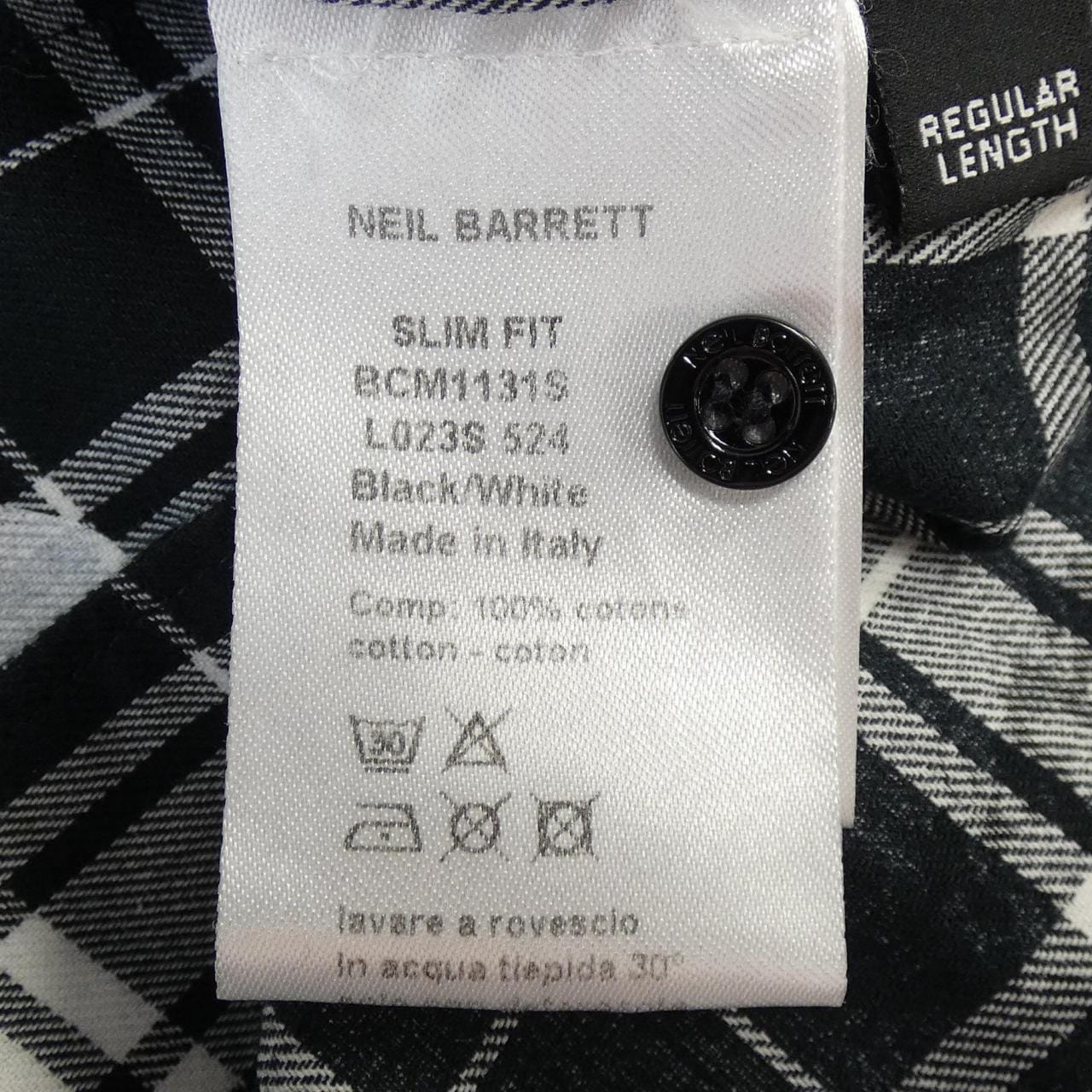 Neil Barrett Barrett BCM1131S-L023S S/S Shirt
