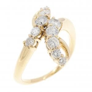 K18YG ダイヤモンド リング 0.51CT