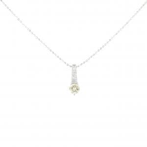 K18WG ダイヤモンド ネックレス 0.30CT