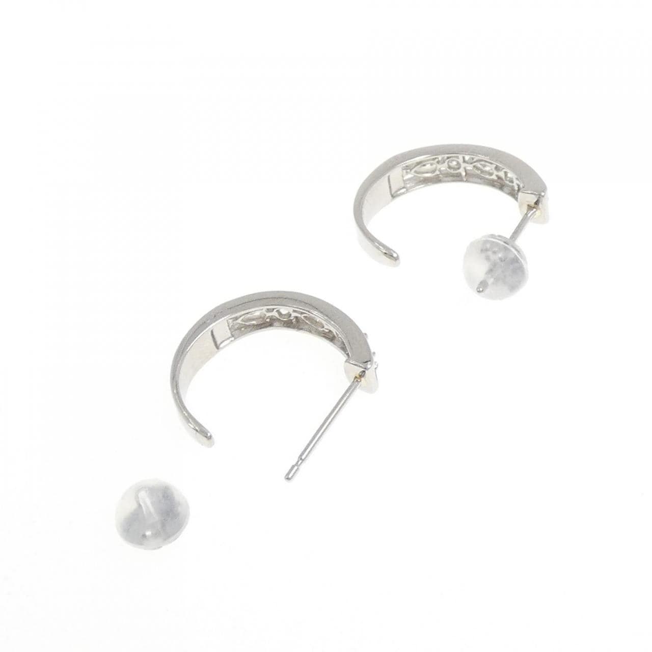 【新品】PT900 ダイヤモンド ピアス 0.34CT