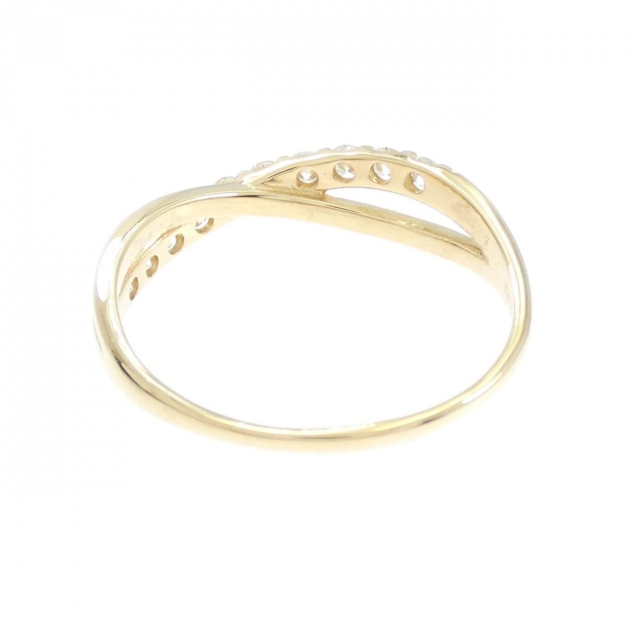 【リメイク】K18YG ダイヤモンド リング 0.30CT