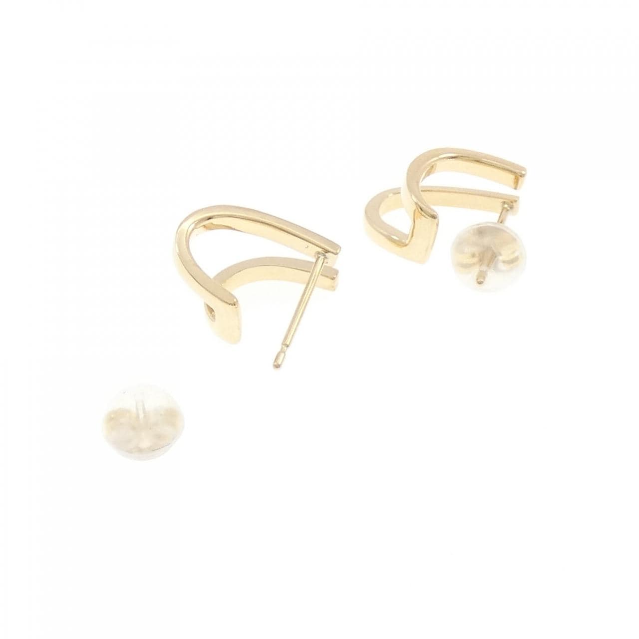 K18YG earrings