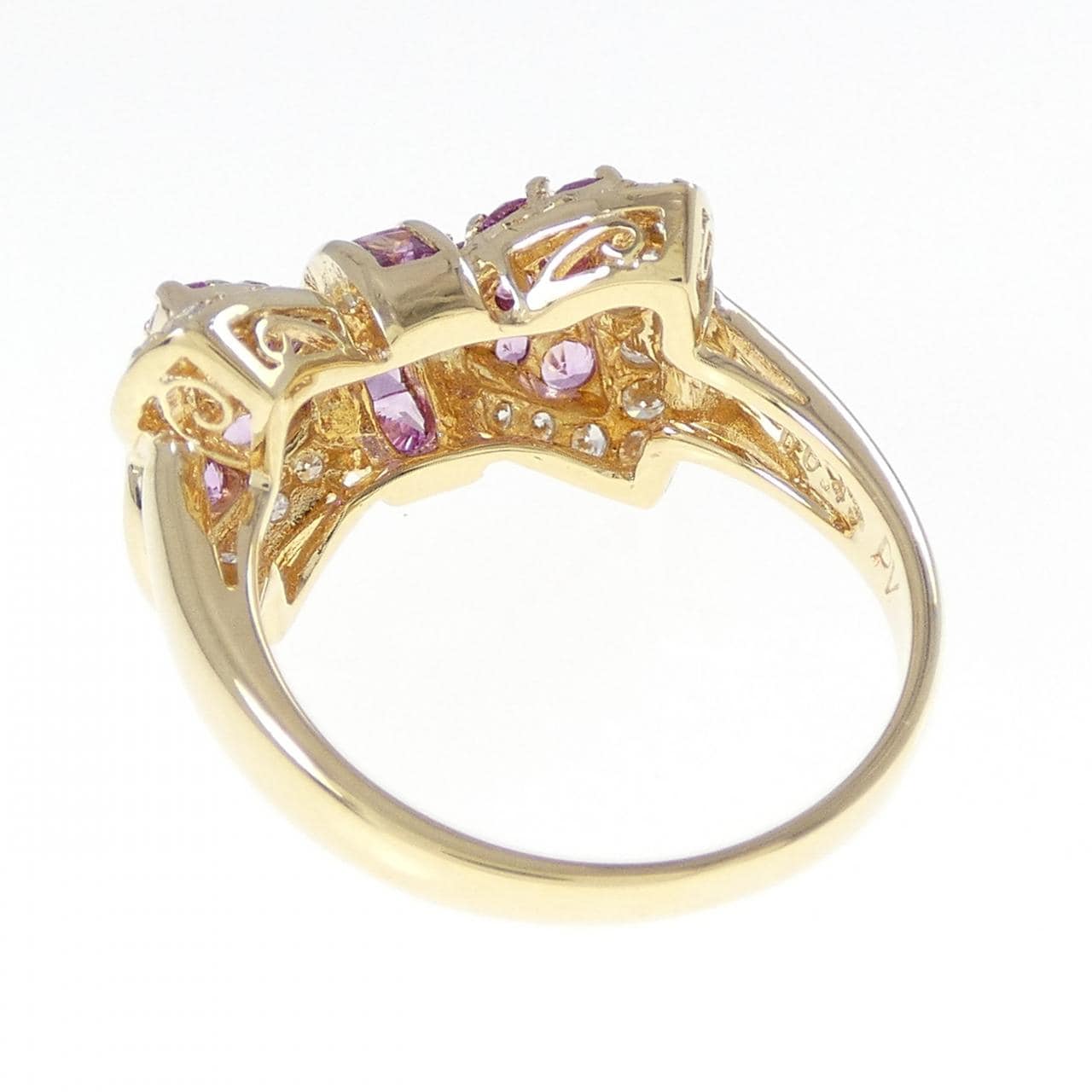 ポンテヴェキオ リボン サファイヤ リング 1.21CT