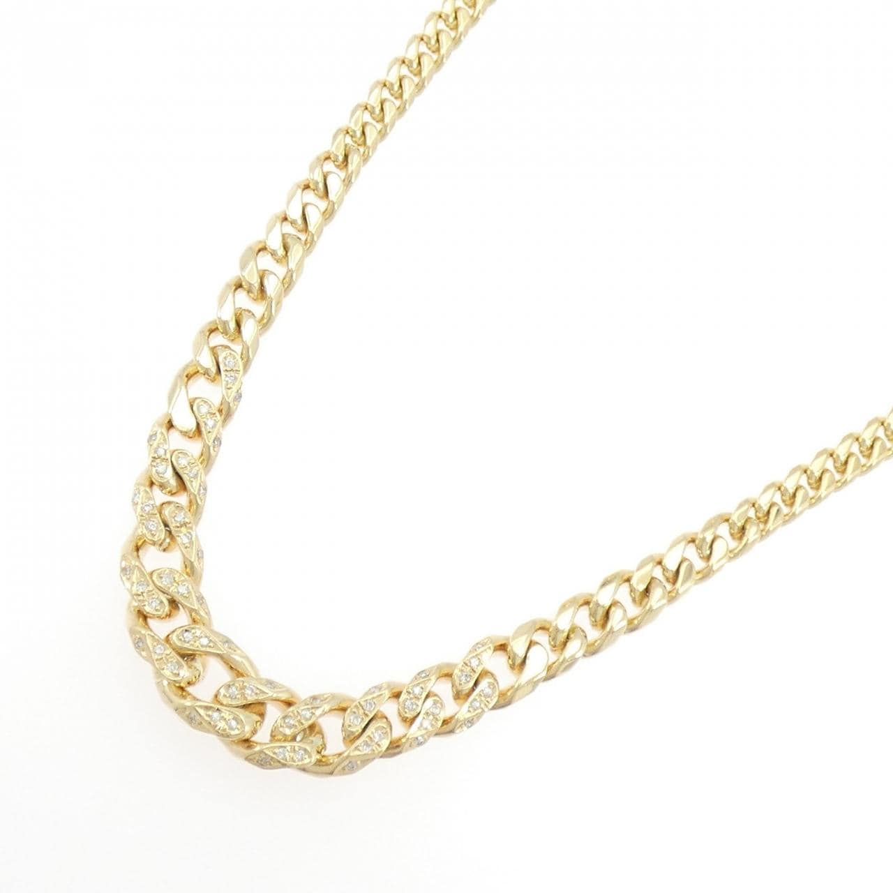 K18YG ダイヤモンド キヘイ ネックレス 0.40CT 45cm