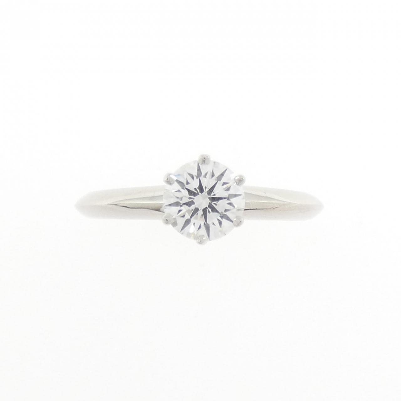 ティファニー クラシックソリティア リング 0.70CT E VVS2