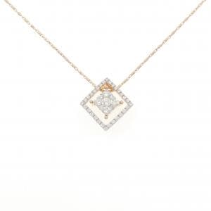 750PG 2WAY ダイヤモンド ネックレス 0.55CT