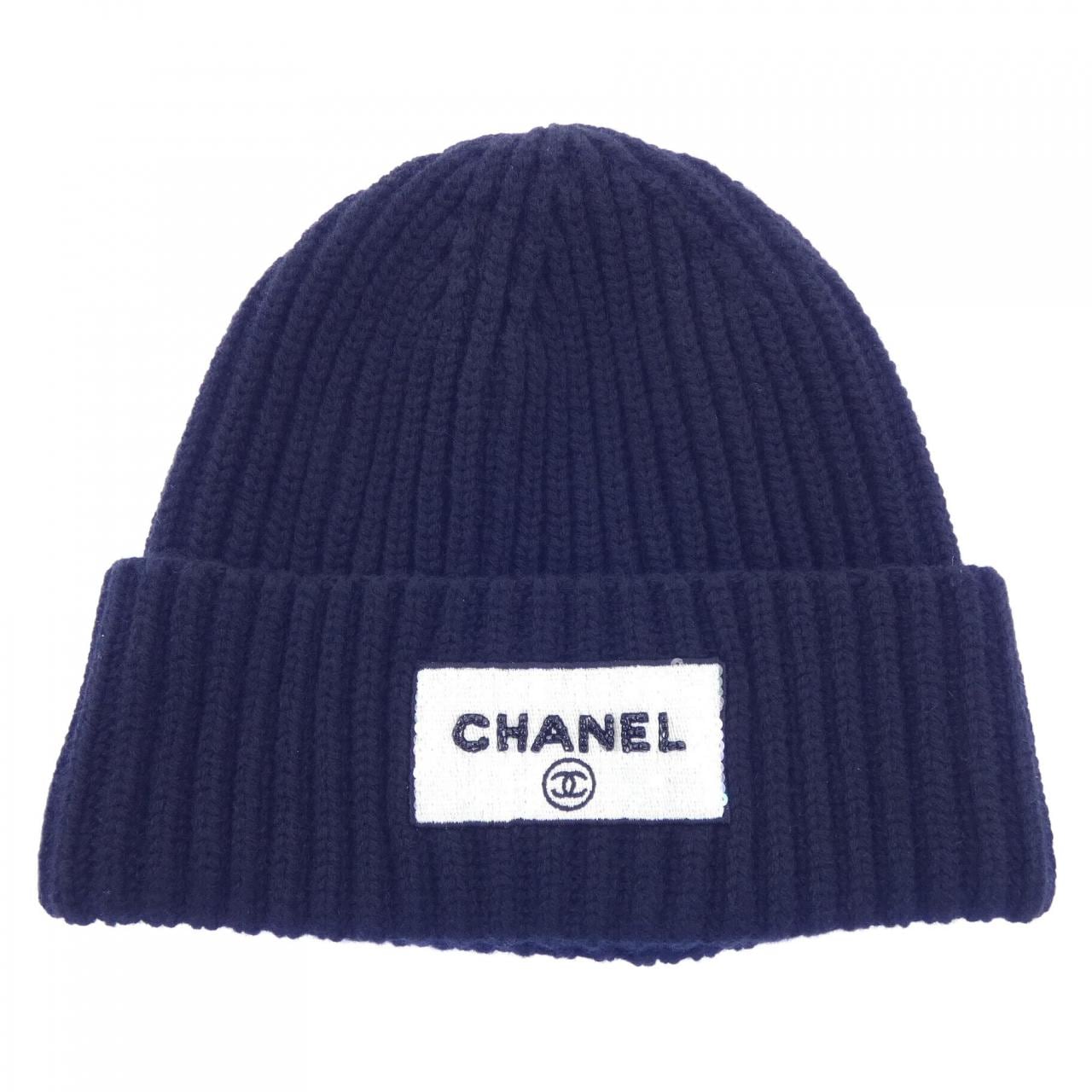 シャネル CHANEL 2次元コード AA9553B13724 ニットキャップ