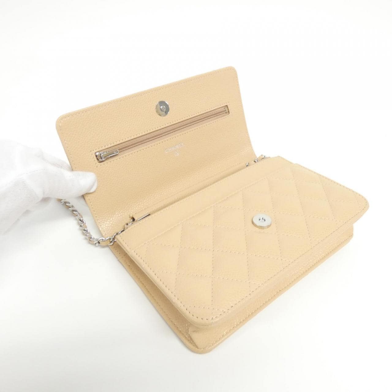 [Unused items] CHANEL Timeless Classic Line AP0250 Chain Wallet