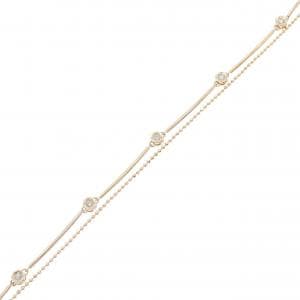 K18PG ダイヤモンド ブレスレット 0.20CT