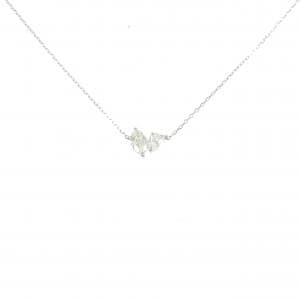【新品】PT900/PT850 ダイヤモンド ネックレス 0.30CT