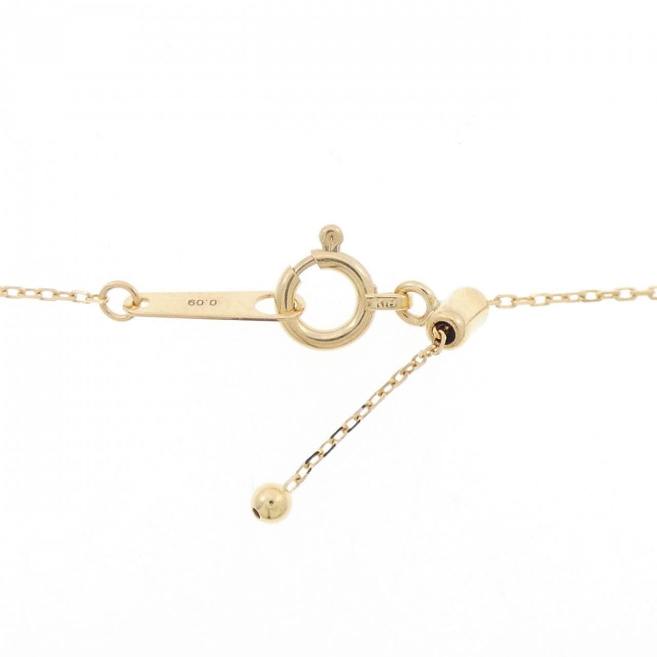 【新品】K18YG ダイヤモンド ネックレス 0.09CT