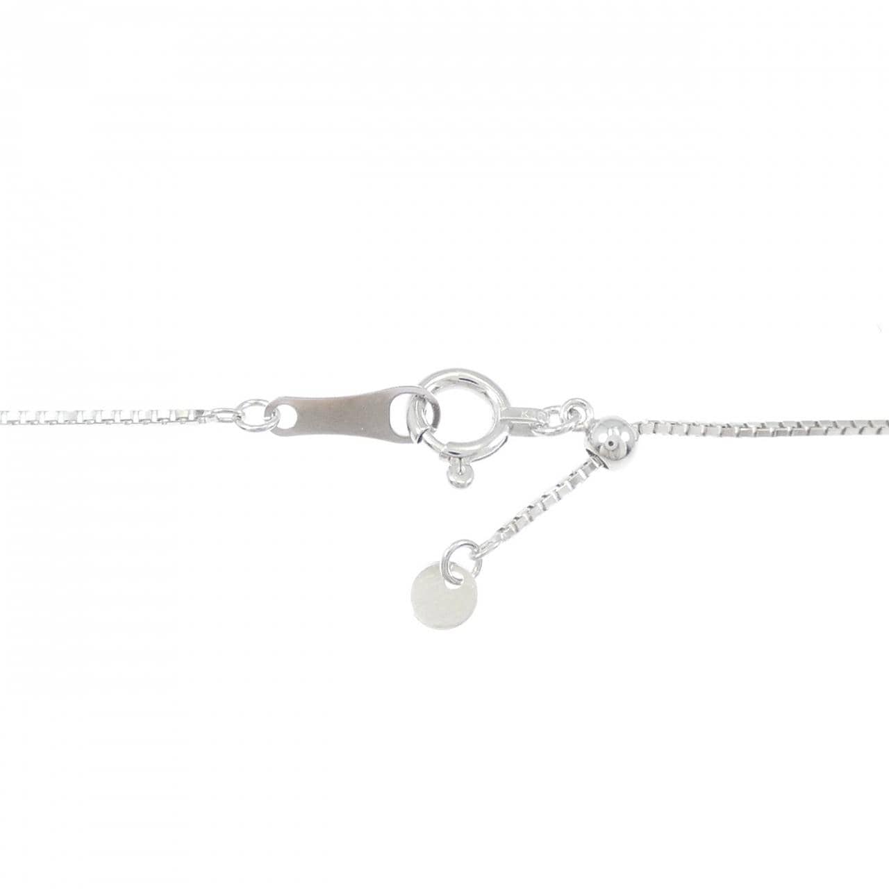 K18スリーカラー カラーストーン ネックレス