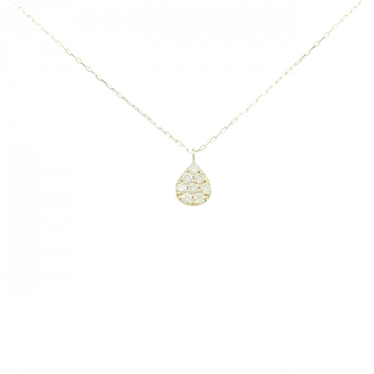 【新品】K18YG ダイヤモンド ネックレス 0.10CT
