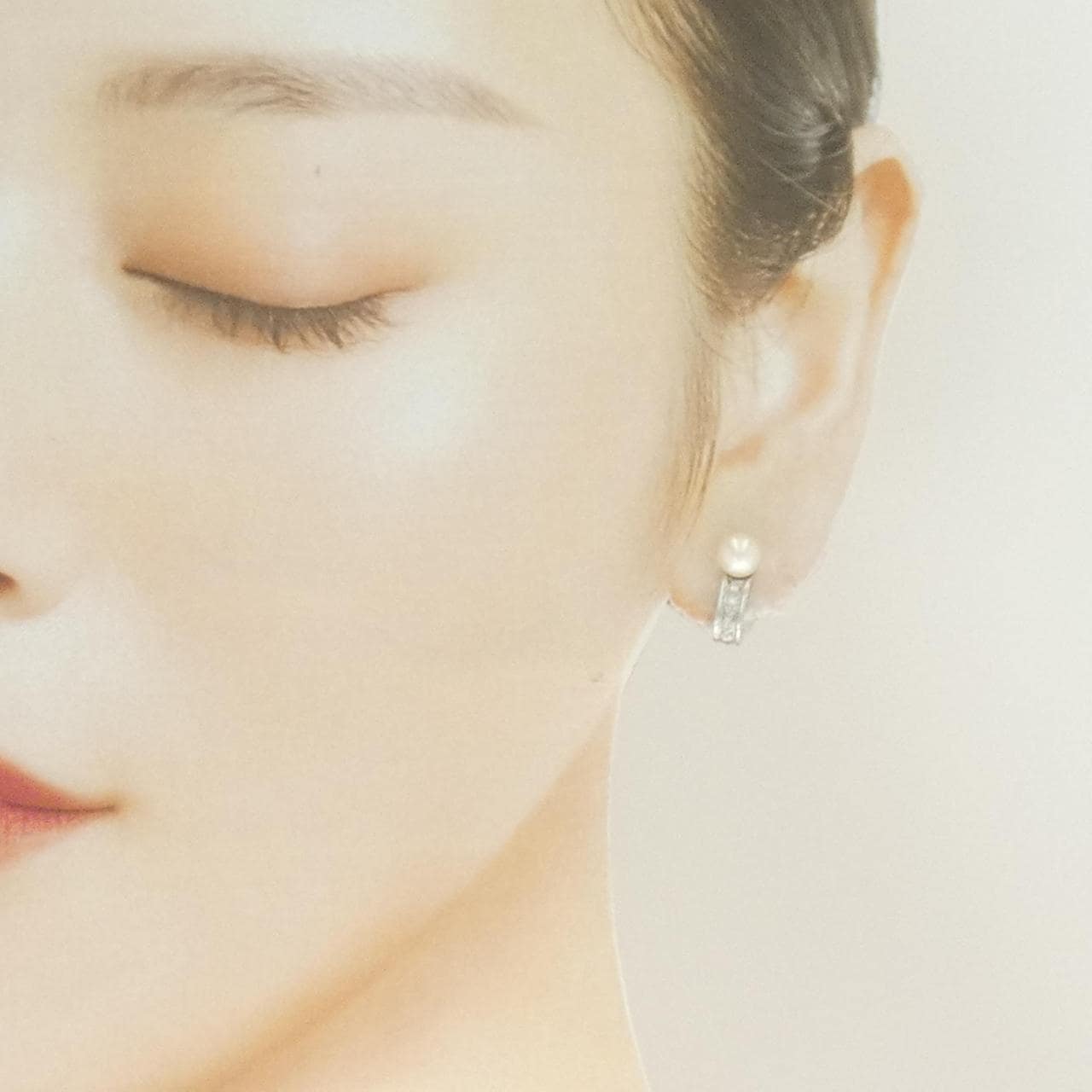 PT900 アコヤパール イヤリング 5.6mm