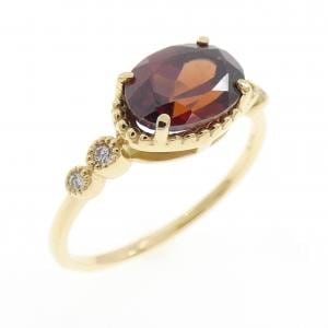 K18YG ジルコン リング 2.15CT