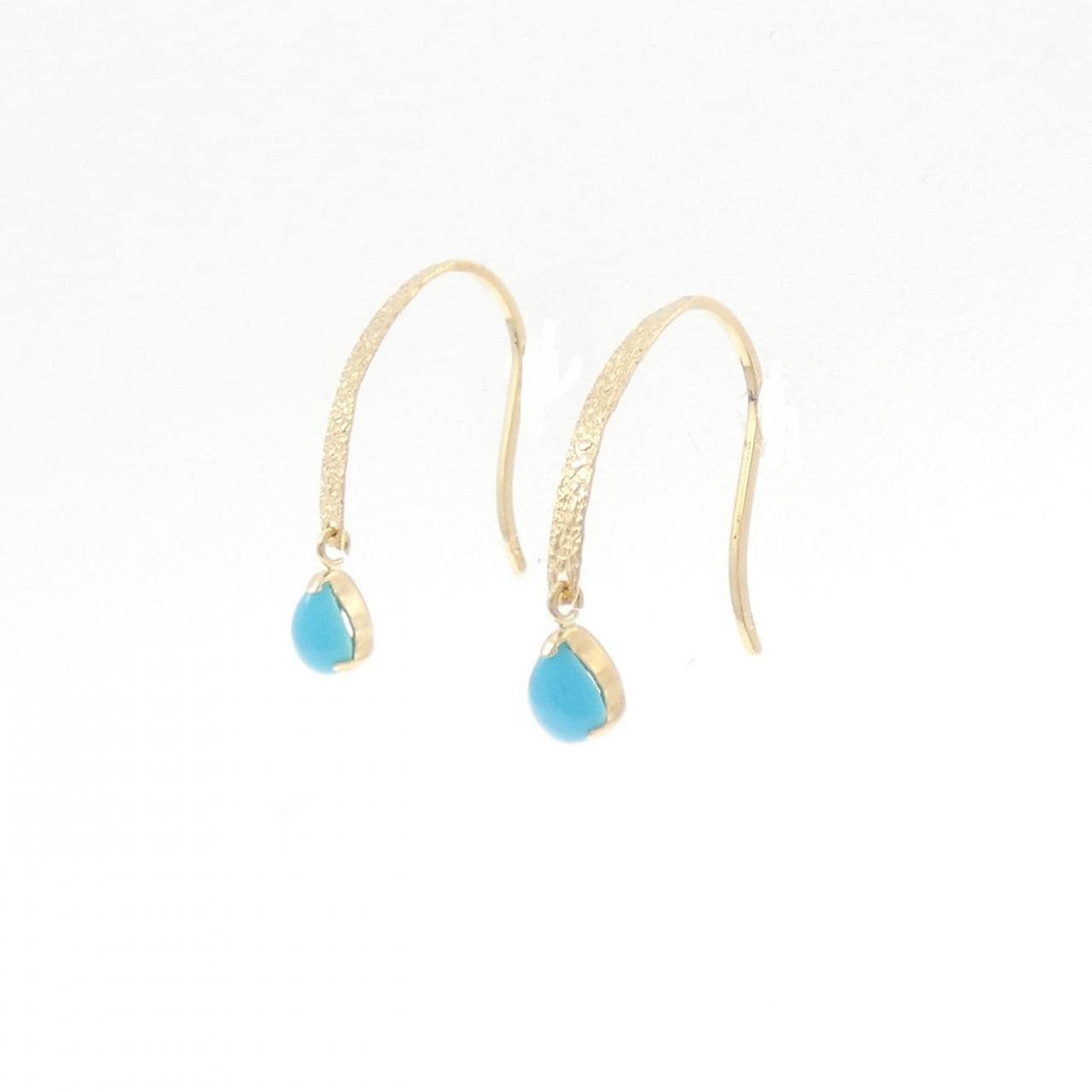 K18YG ターコイズ ピアス