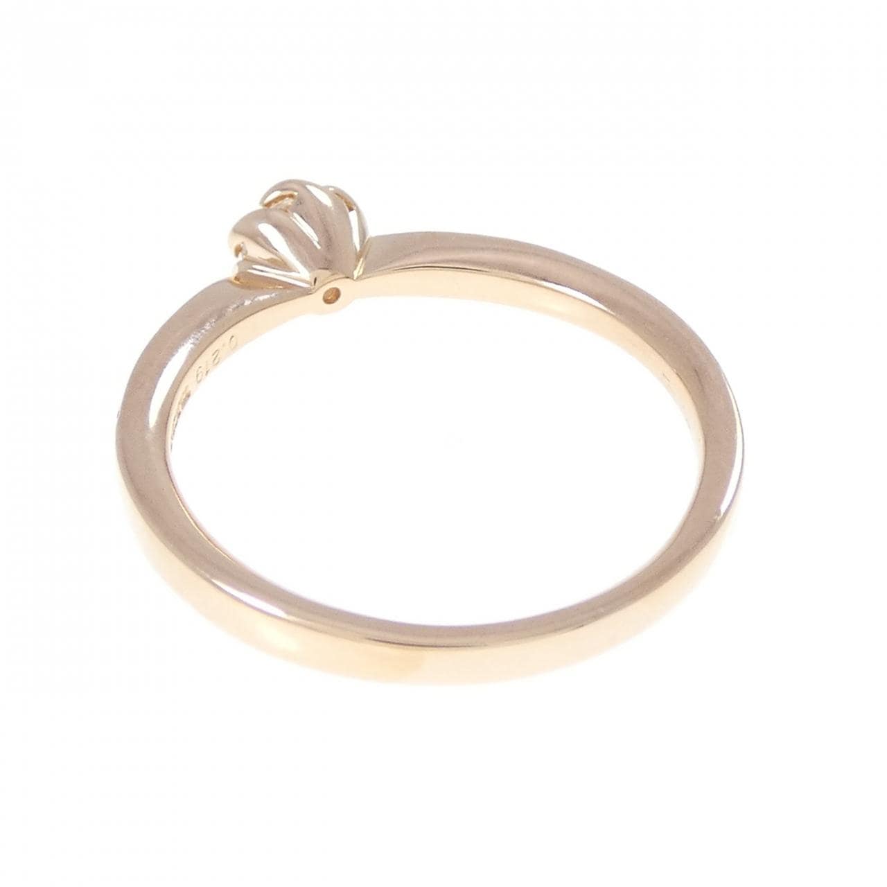 K18PG ダイヤモンド リング 0.219CT