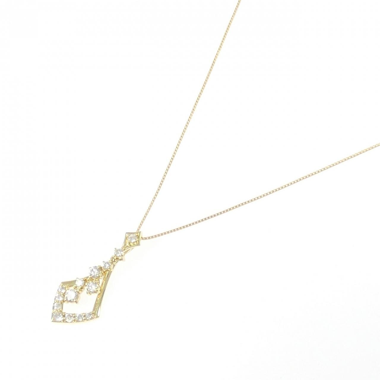K18YG ダイヤモンド ネックレス 0.47CT