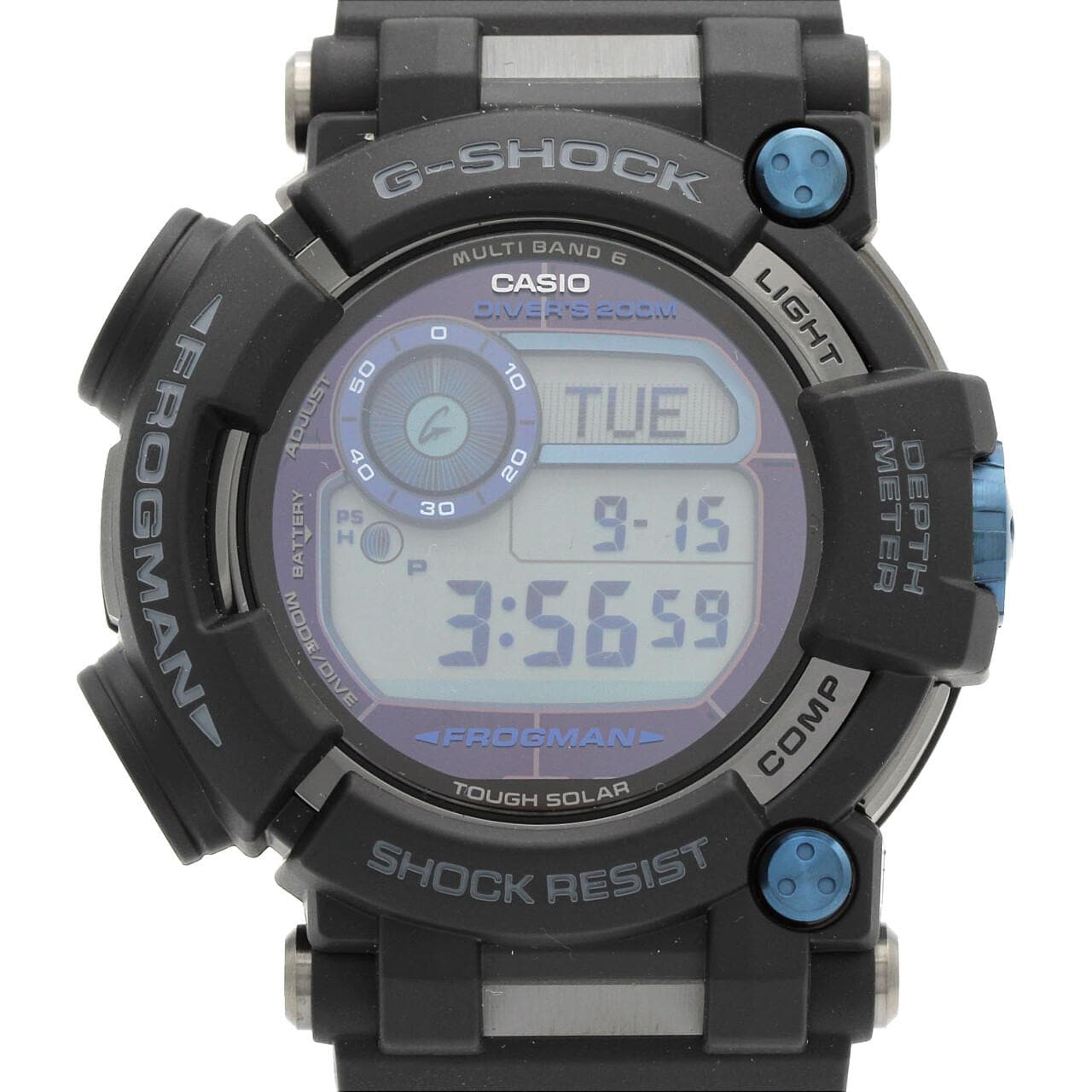 カシオ G-SHOCK･フロッグマン 電波時計 GWF-D1000B-1JF その他 ソーラークォーツ