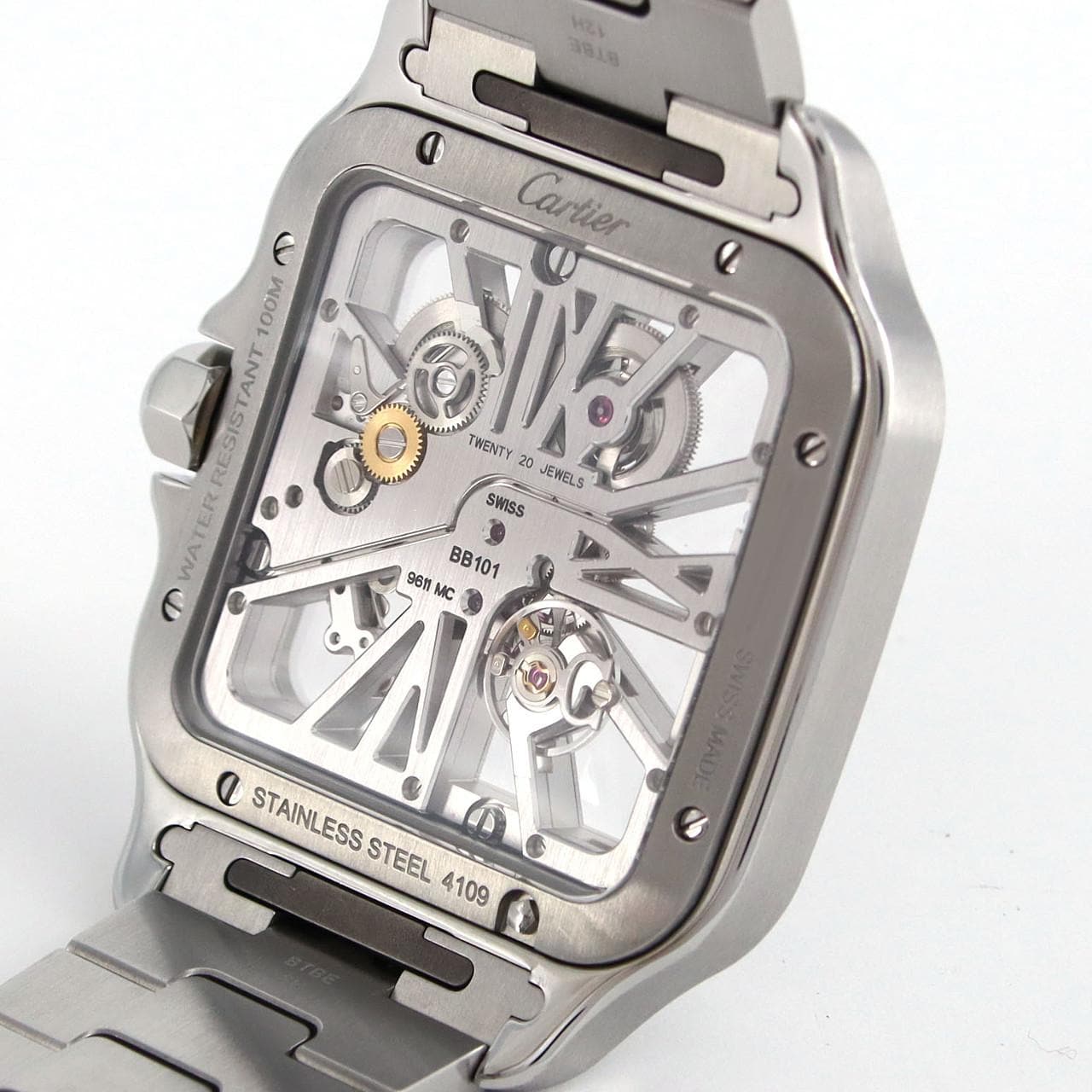 Cartier Santos de Cartier Skeleton LM WHSA0015 SS手动上弦