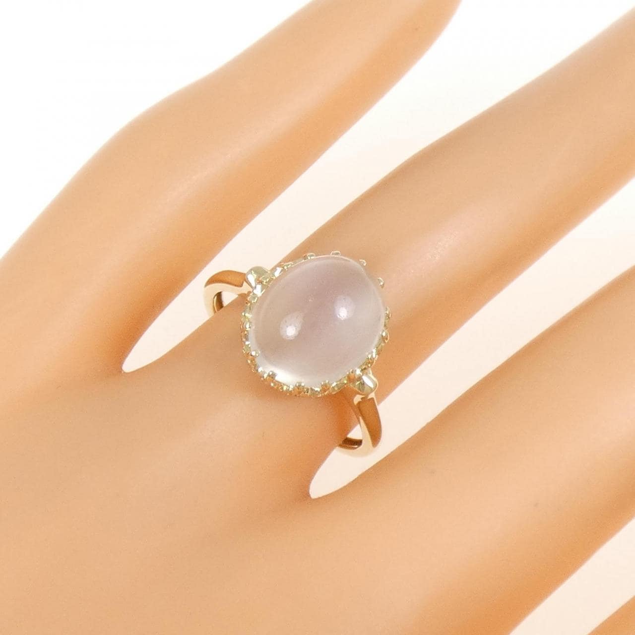 K10YG ムーンストーン リング