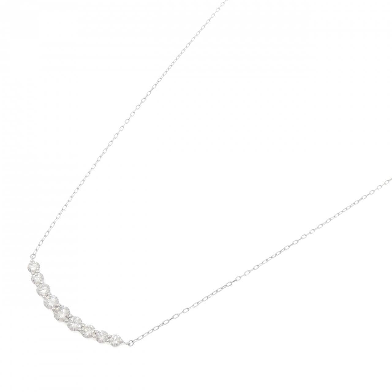 PT900/PT850 ダイヤモンド ネックレス 1.00CT