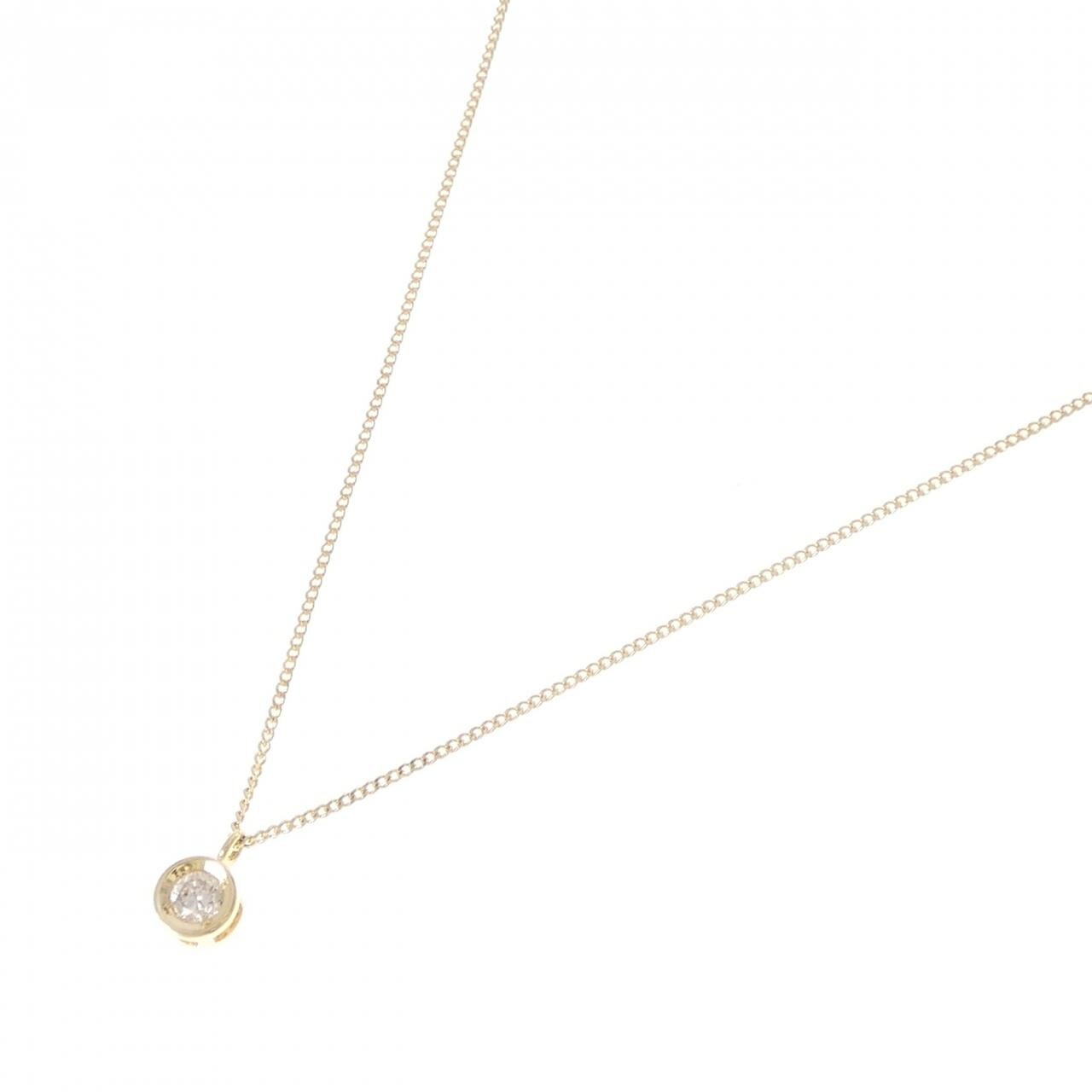 K18YG ダイヤモンド ネックレス 0.18CT