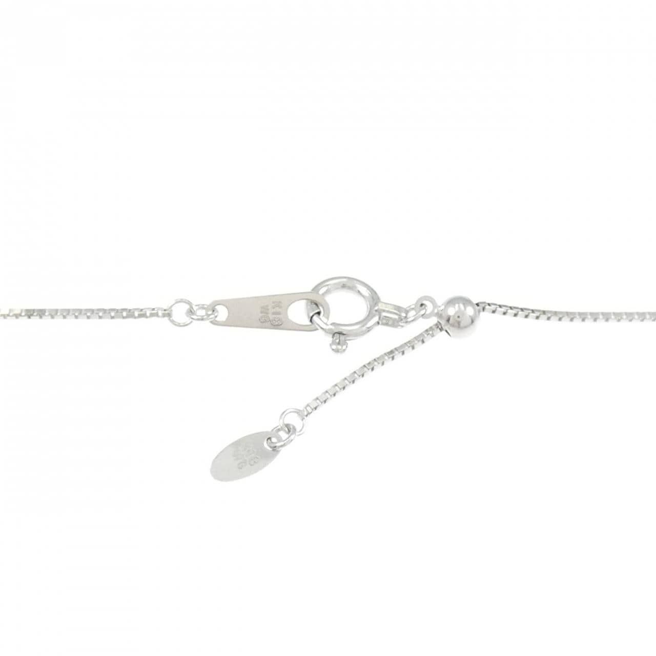K18WG ダイヤモンド ネックレス 0.70CT