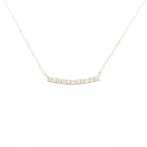 【リメイク】K18YG ダイヤモンド ネックレス 0.10CT